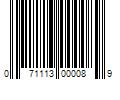 Barcode Image for UPC code 071113000089