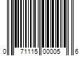 Barcode Image for UPC code 071115000056