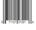 Barcode Image for UPC code 071121272218