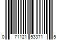 Barcode Image for UPC code 071121533715