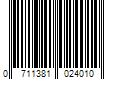 Barcode Image for UPC code 0711381024010