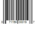 Barcode Image for UPC code 071159000197