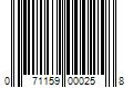 Barcode Image for UPC code 071159000258