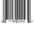 Barcode Image for UPC code 071159000432