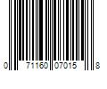 Barcode Image for UPC code 071160070158