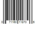 Barcode Image for UPC code 071160118706