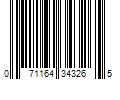 Barcode Image for UPC code 071164343265