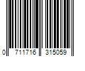 Barcode Image for UPC code 0711716315059