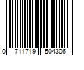 Barcode Image for UPC code 0711719504306