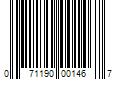 Barcode Image for UPC code 071190001467