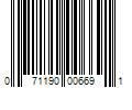 Barcode Image for UPC code 071190006691