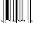 Barcode Image for UPC code 071190006738