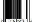 Barcode Image for UPC code 071190006752