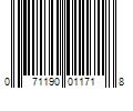 Barcode Image for UPC code 071190011718