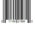 Barcode Image for UPC code 071190219800