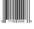 Barcode Image for UPC code 071192000086