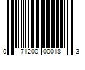 Barcode Image for UPC code 071200000183