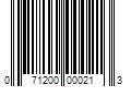 Barcode Image for UPC code 071200000213