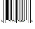 Barcode Image for UPC code 071200002668