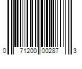 Barcode Image for UPC code 071200002873