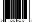 Barcode Image for UPC code 071200003108