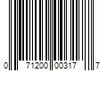 Barcode Image for UPC code 071200003177