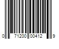 Barcode Image for UPC code 071200004129