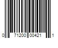 Barcode Image for UPC code 071200004211