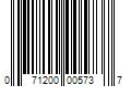 Barcode Image for UPC code 071200005737