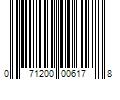 Barcode Image for UPC code 071200006178