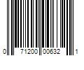 Barcode Image for UPC code 071200006321