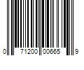 Barcode Image for UPC code 071200006659