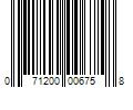 Barcode Image for UPC code 071200006758