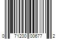 Barcode Image for UPC code 071200006772