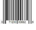 Barcode Image for UPC code 071200006826