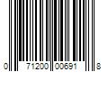 Barcode Image for UPC code 071200006918