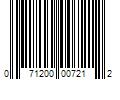 Barcode Image for UPC code 071200007212