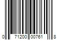 Barcode Image for UPC code 071200007618