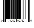 Barcode Image for UPC code 071200007625