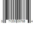 Barcode Image for UPC code 071200007854