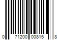 Barcode Image for UPC code 071200008158