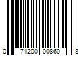 Barcode Image for UPC code 071200008608