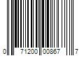 Barcode Image for UPC code 071200008677