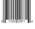 Barcode Image for UPC code 071200008714