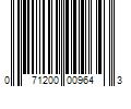 Barcode Image for UPC code 071200009643