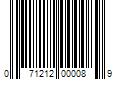 Barcode Image for UPC code 071212000089