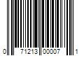 Barcode Image for UPC code 071213000071