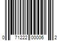 Barcode Image for UPC code 071222000062