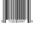 Barcode Image for UPC code 071222000079