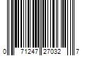 Barcode Image for UPC code 071247270327